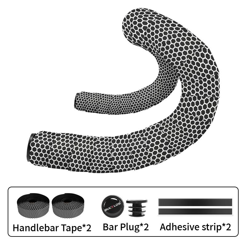BUCKLOS Road Bike Bar Tape EVA+PU Bicycle Handlebar Tapes Ultralight Anti-slip Road Wrap Waterproof Mountain Bike Tapes