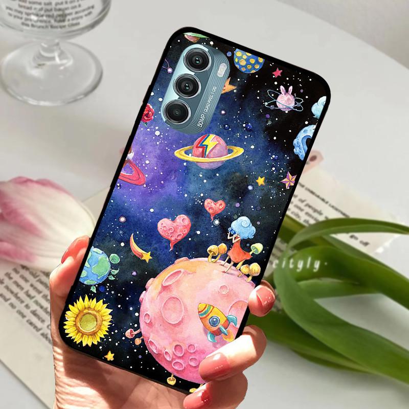 Etui do Moto G52 G82 G71S Odporne na wstrząsy Silikonowe Miękkie TPU Tylna Pokrywa Dla Motorola Moto G52 G71S 5G Funda G 82 G 52 Etui na Telefon