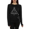 HARRY POTTER Womens/Ladies Deathly Hallows Cotton Sweatshirt