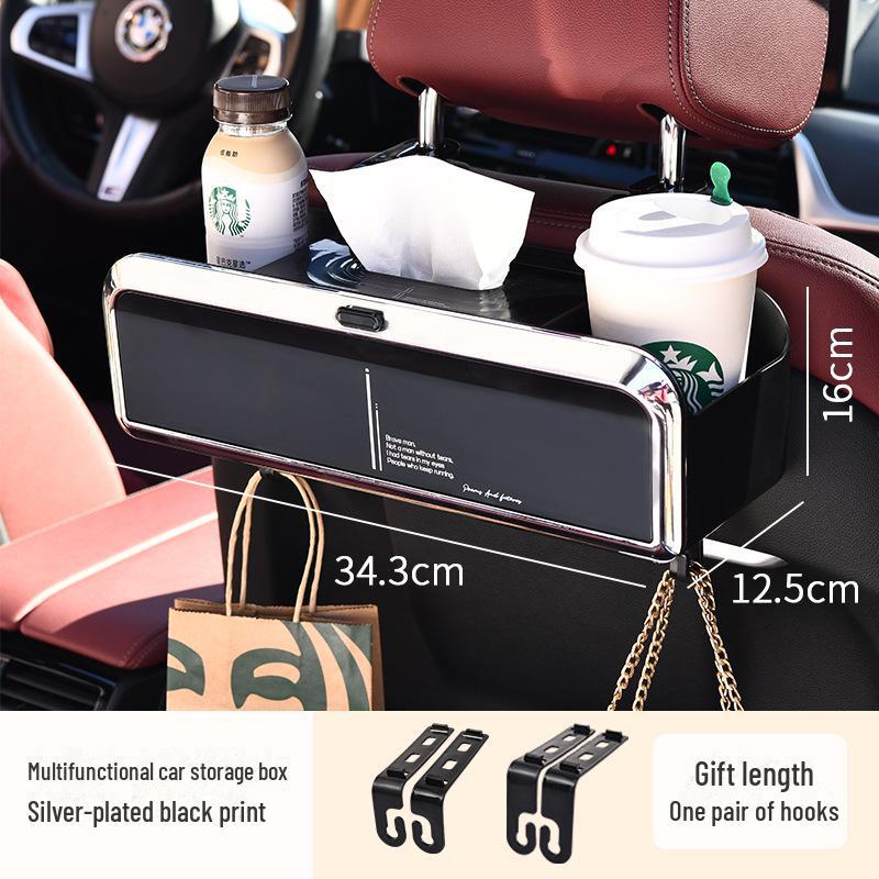

Роскошный ящик для хранения на спинке автомобильного сиденья и коробка для салфеток