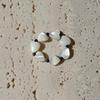 KIETIMOOR Heart Link Bead Mother-of-Pearl Ring