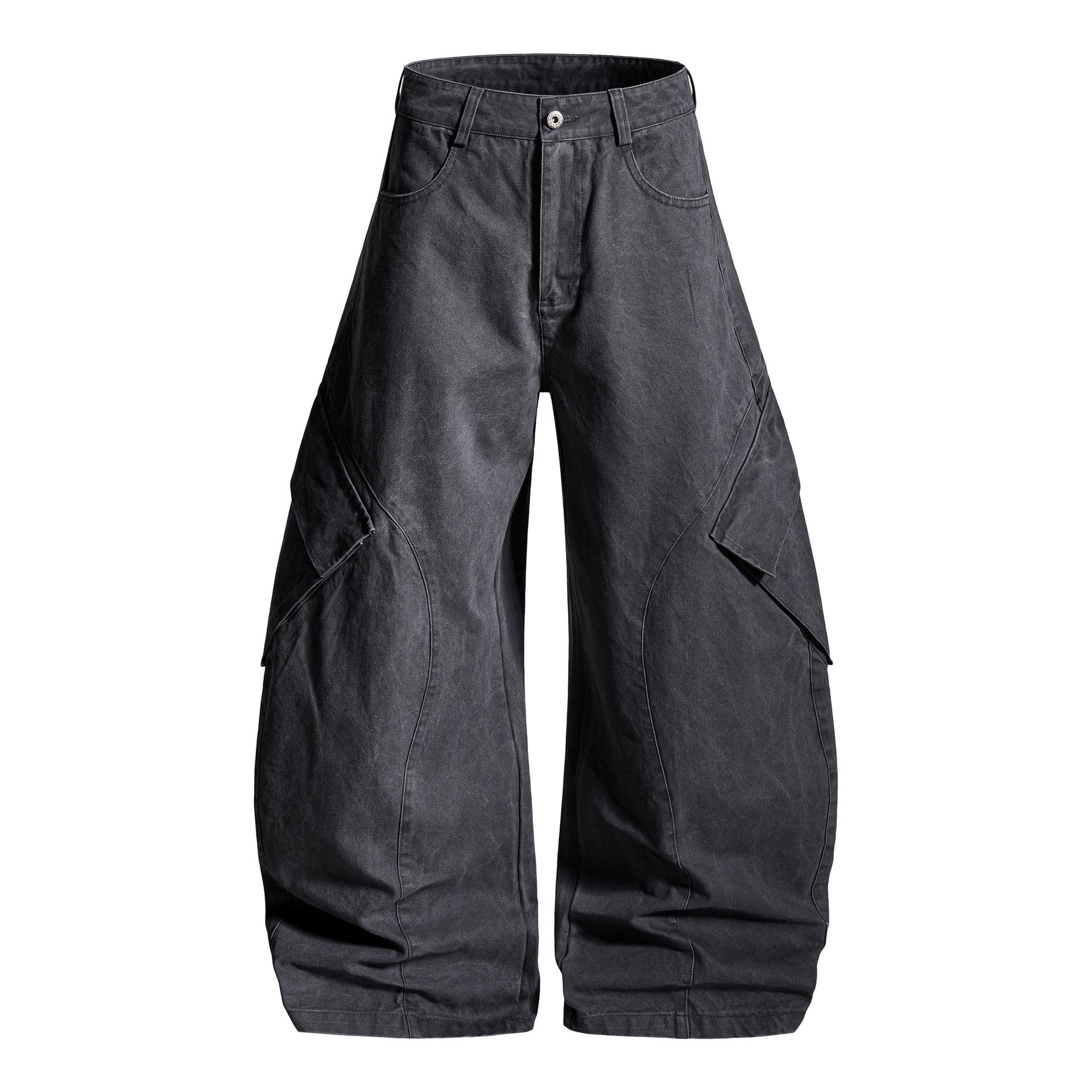 Guan Qu Women s Retro Scimitar Casual Trousers - Spring Collection 2026 S