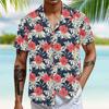 Hawaiian Shirt For Men, Men's Vintage Button Down Bowling Shirts Short Sleeve Summer Beach Shirt