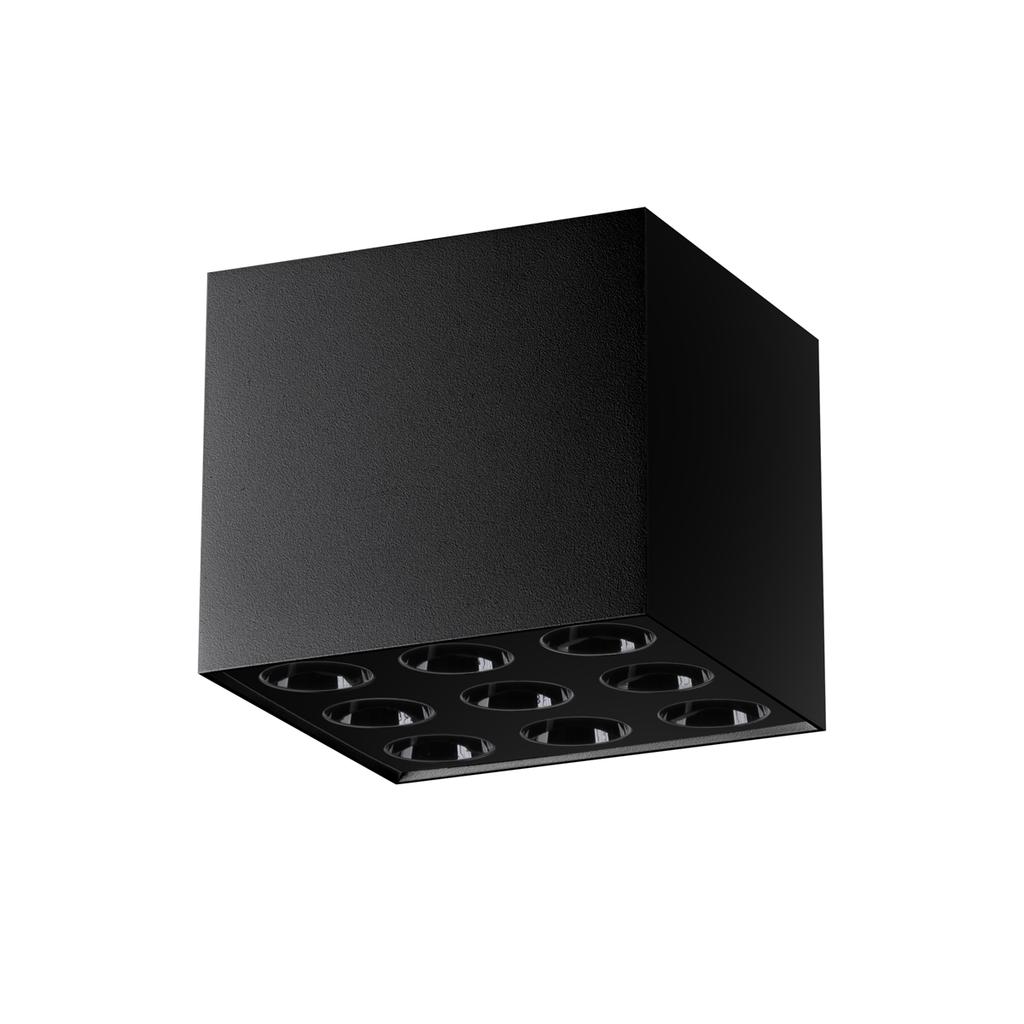 Plafon Ozzy Led Czarny Alu Sollux Sl.1211