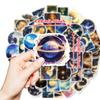10/30/50pcs Aesthetic Cool Universe Starry Sky Stickers Planet Cartoon Decals for Suitcase Scrapbook Laptop Graffiti Sticker Toy