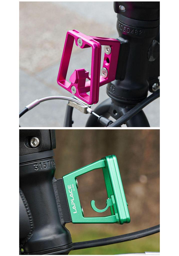 LAPLACE Front Rack Bike Bag for Dahon P10 - Three-Hole Pig Nose Seat Conversion Bracket.