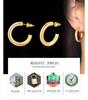 Open Circle Hoops For Women Stainless Steel 25mm  42mm 63mm Diamter Female Holiday Gifts