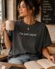 Minimalist Quote Shirt, Im Just Sayin Tee, Clean Girl Aesthetic Shirt, Trendy Graphic Tee, Soft Girl Shirt, Neutral Aesthetic Tee