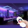 RGB Graffiti Smart Speaker: WIFI & 2.4G Touch Remote, Voice-Controlled.