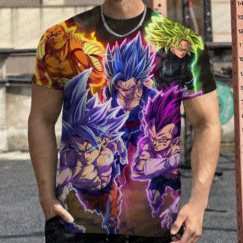 Kids Fashion Streetwear Dragon Ball Tshirt Kids Boys Girls Clothes Z T-Shirt Goku Super Saiyan Vegeta Kakarot