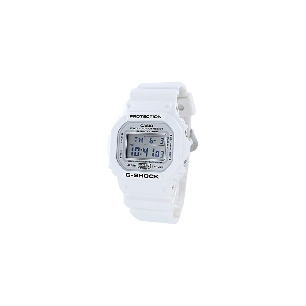 Casio G-Shock DW-5600MW-7 Digital Watch White 20 Bar Water Resistant Men s Sports Watch