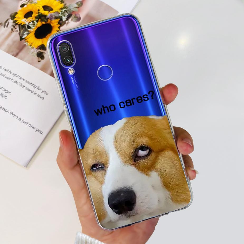For Xiaomi Redmi Note 7 Pro Case Redmi7 Cute Panda Painted Cover Clear Silicone Soft TPU Phone Case For Redmi 7 Note7 Pro Bumper