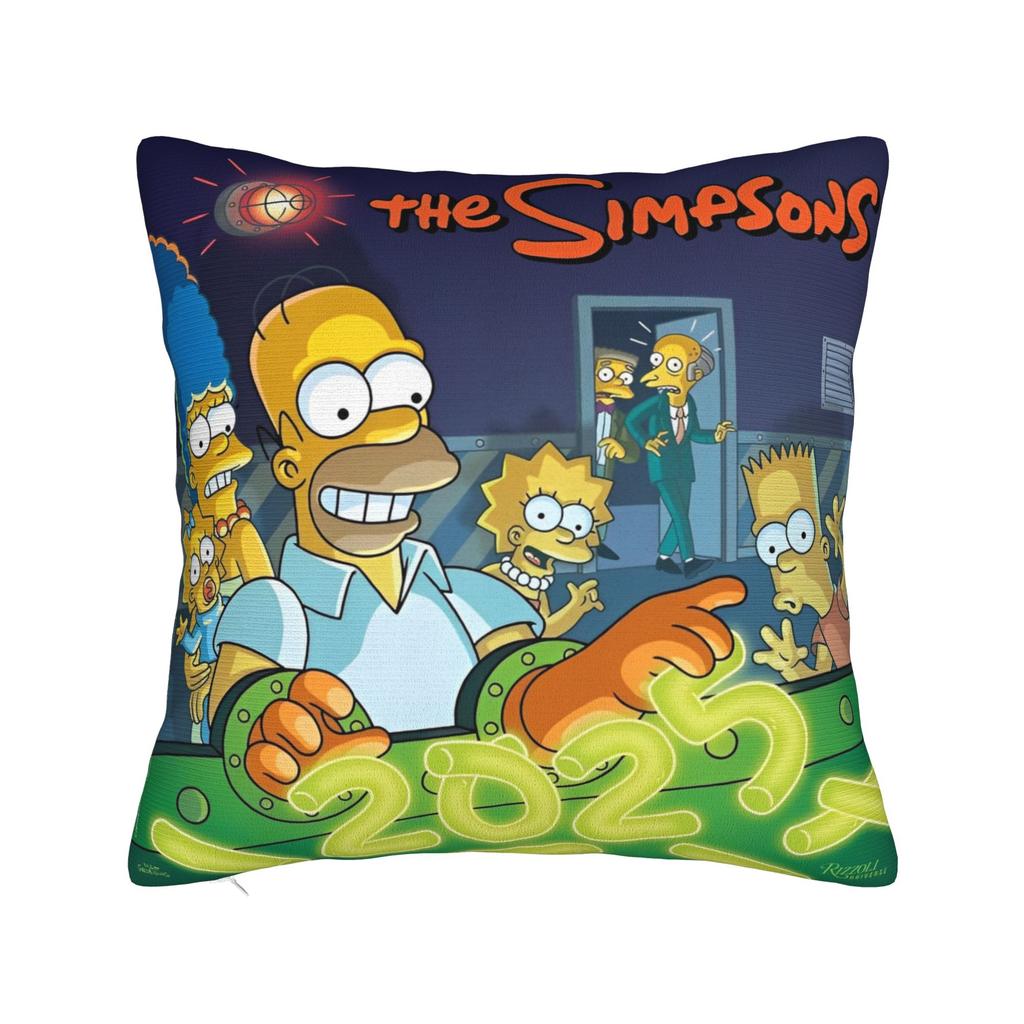 ציפיות לכריות נוי הפנים של S-Simpsons אביזרים לבית כיסוי ציפית לכרית זריקה עם רוכסן גדלים מרובים