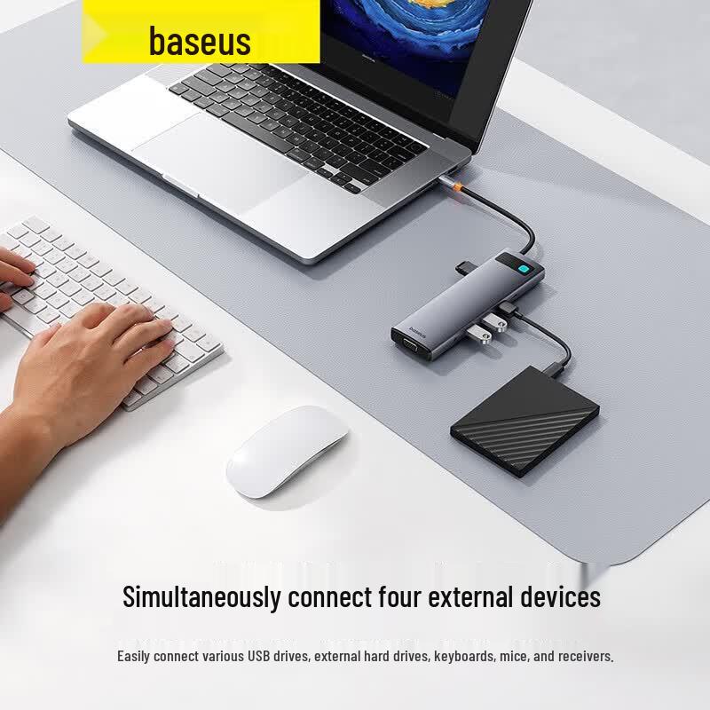 Baseus 11-in-1 USB-C Hub with 100W PD & 4K HDMI