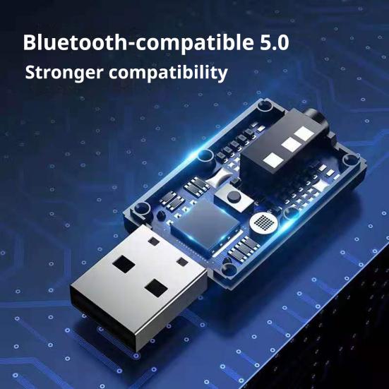 Bluetooth-kompatibilní Car Audio Converter Vysílač s čistým zvukem Plug-Play Široká kompatibilita Univerzální audio adaptér