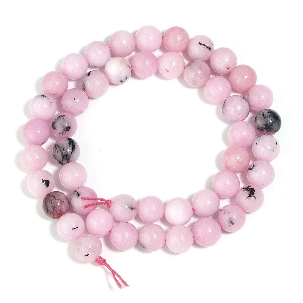 

Natural Stone Beads 6/8/10mm Opal Round Loose Spacer Beads For Jewelry Making DIY Charms Bracelets Necklace Earrings Accessories 6mm approx 60pcs розовый