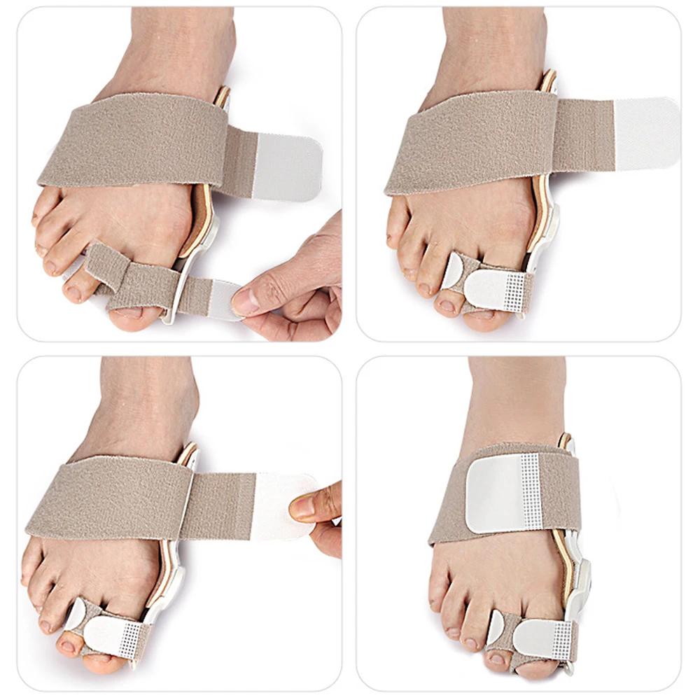 1Pcs Bunion Corrector, Adjustable Knob Bunion Splint For Bunion Relief, Orthopedic Toe Straightener With Anti-Slip Heel Strap