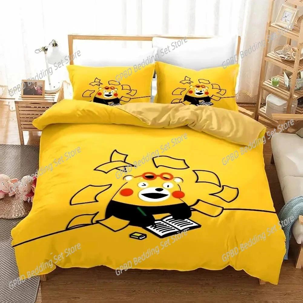 Comforter Comics Kumamon Bedding Set For Bedroom Soft Modern S Comefortable Kids And