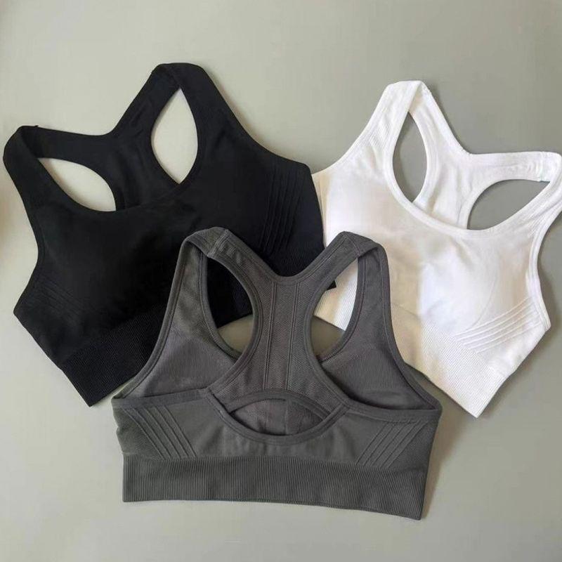 Shockproof Wireless Push-Up Sports Bra - High-Intensity, Quick-Drying for Fitness, Running, and Yoga.