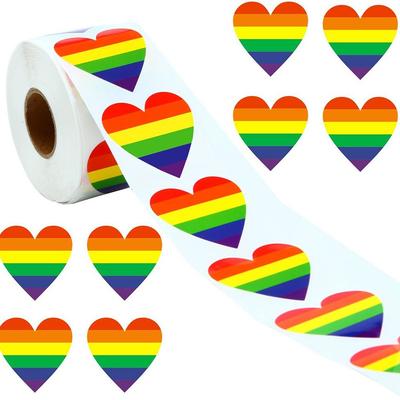 500 Stickers/roll, Love, Wedding Stickers, Sealing Stickers, 8 Patterns, Gift Decoration, Adhesive Labels