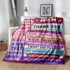1pc Mom's Love Blanket Soft Cozy Lightweight for Travel Camping Picnics Sofa Office Bed Living Room Perfect Gift for Friends and Family