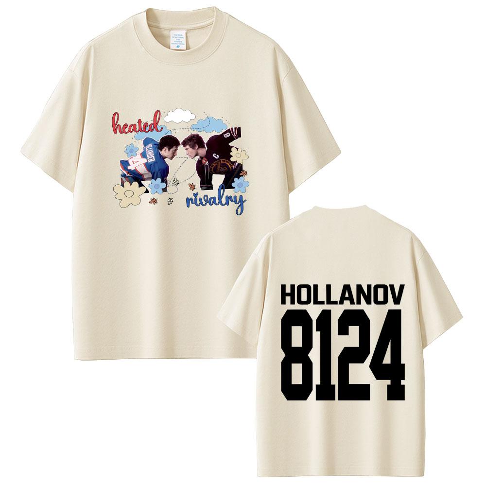 Heated Rivalry Shane Hollander Ilya Rozanov Hollanov 2481 Graphic Tshirt Men Women  Fashion Streetwear Male Soft Cotton Tees