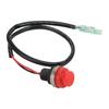 Boat Outboard Engine Motor Start Stop Switch 45cm Cable Push Type Keyless Universal for Marines