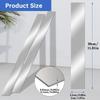 1PC 30CM/11.81IN  Stainless Steel Trim Strips 304 Brushed Finishing Sheet Metal Gap Strip Filler Trim for Kitchen Tools