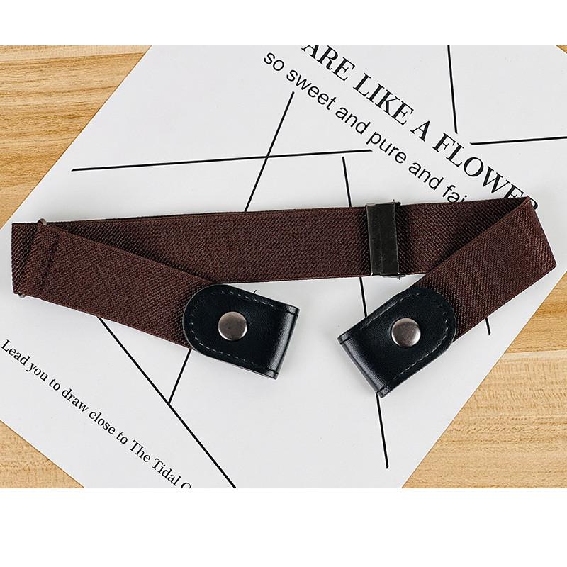 Lazy Belt Womens Versatile Decorative Elastic Adjustable Nohole Strap