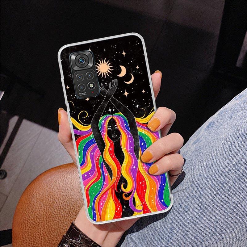 Funny Sun Moon Face Phnoe Case for Phnoe Case for Xiaomi Redmi Note 15 14 14S 13 Pro Plus 12 12S 11S 11E 10S 10 11T 5G Unique Co