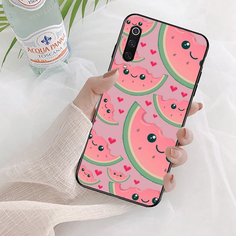 Summer Cartoon Watermelon Phone Case For Xiaomi Mi 5X 8 9 10 11 12 Lite Pro 10T PocoX3pro PocoM3 Note 10 Pro Lite