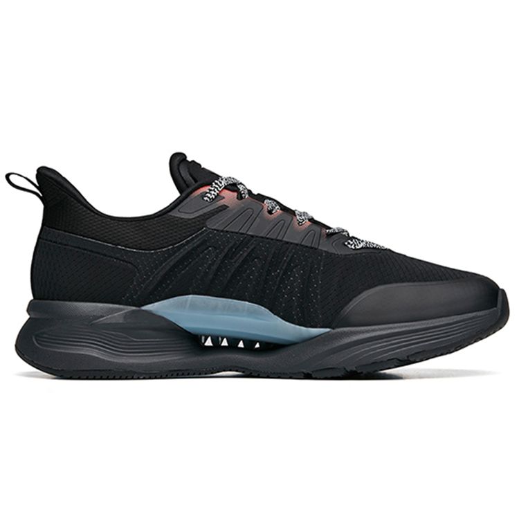 Anta Training Series Non-Slip Durable Low-Top Training Shoes Men Sneakers Black Red 112237785-3