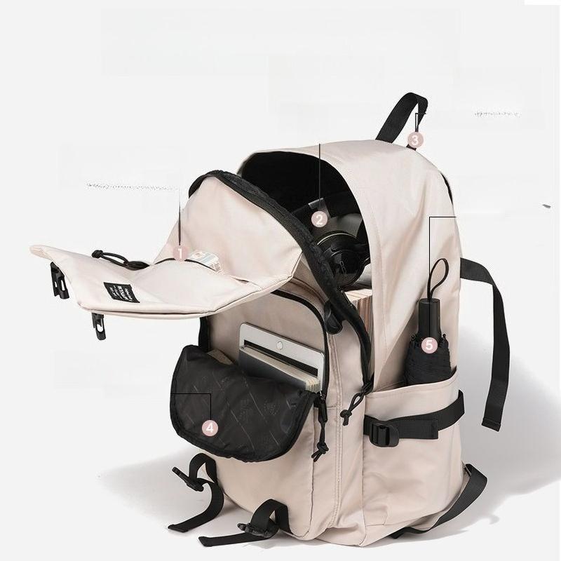 Ins Style Backpack Large Capacity Casual Travel School Bag Student