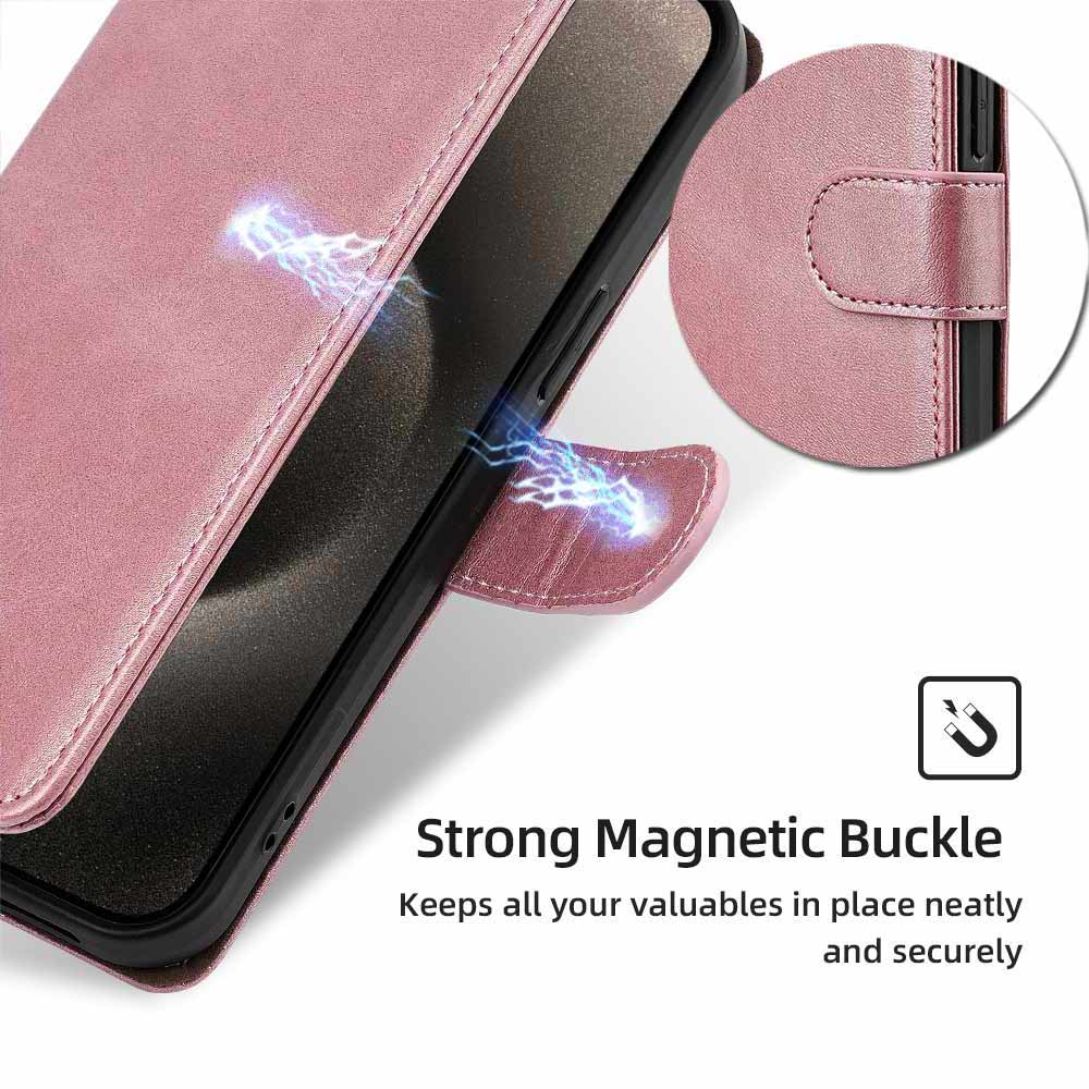 Multi-color Protect Cover Case For Samsung Galaxy S23 Ultra S23 FE galaxy S23 Plus Magnetic Buckle Leather Flip Phone Case RFID