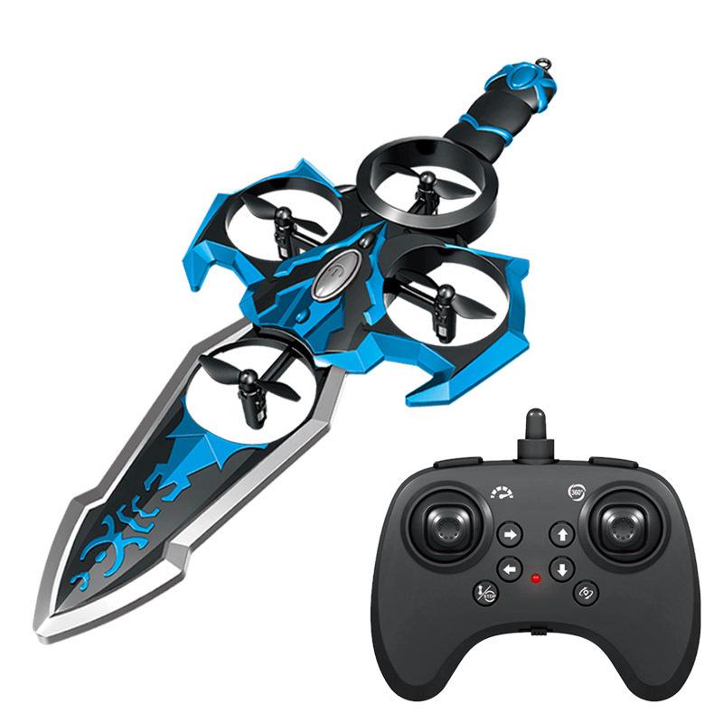 Flying Sword-Shaped RC Toy Aircraft for Kids - Durable, Crash-Resistant, One-Key Somersault Function