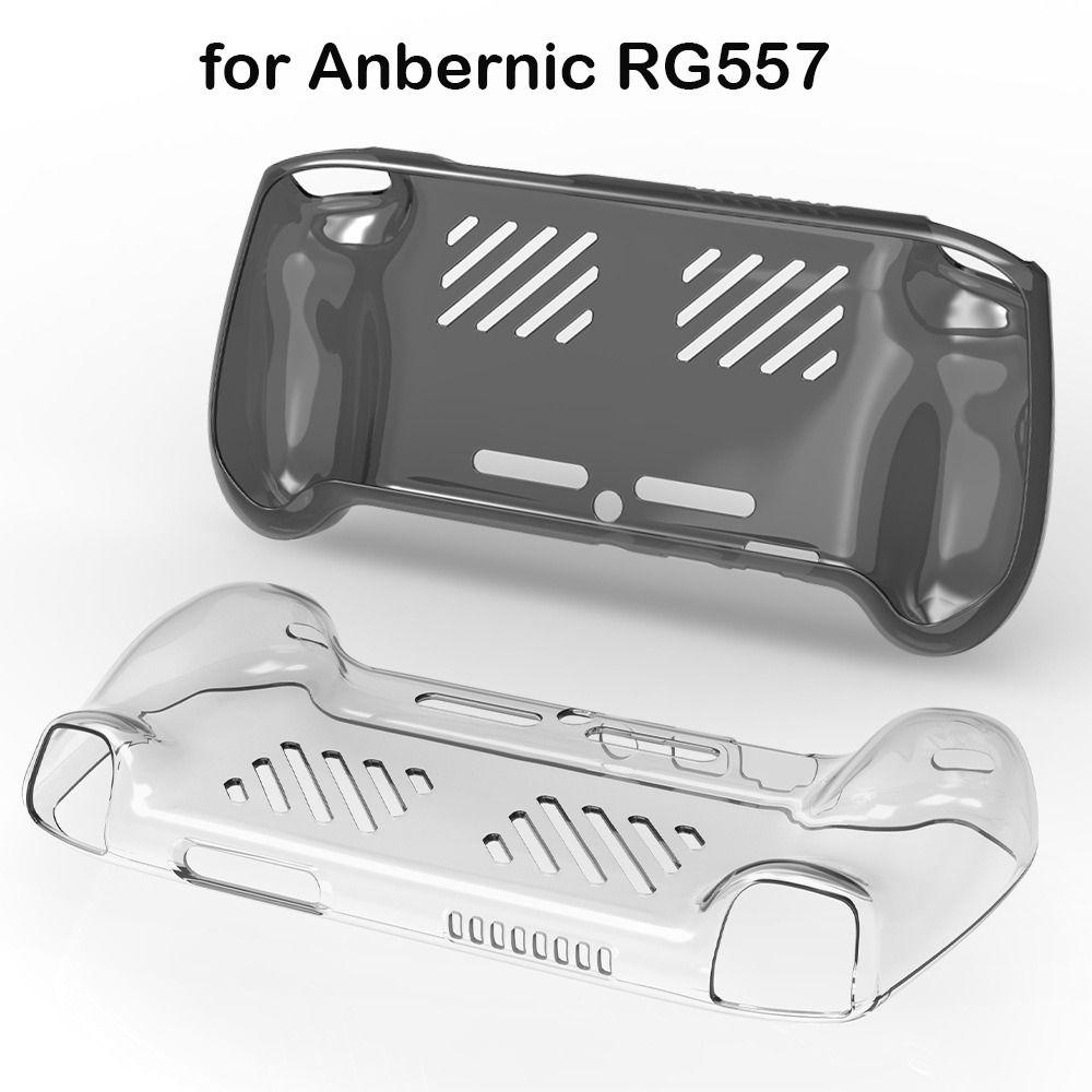 TPU Handheld Game Console Case Transparent Host Shell New Protective Cover for Anbernic RG557