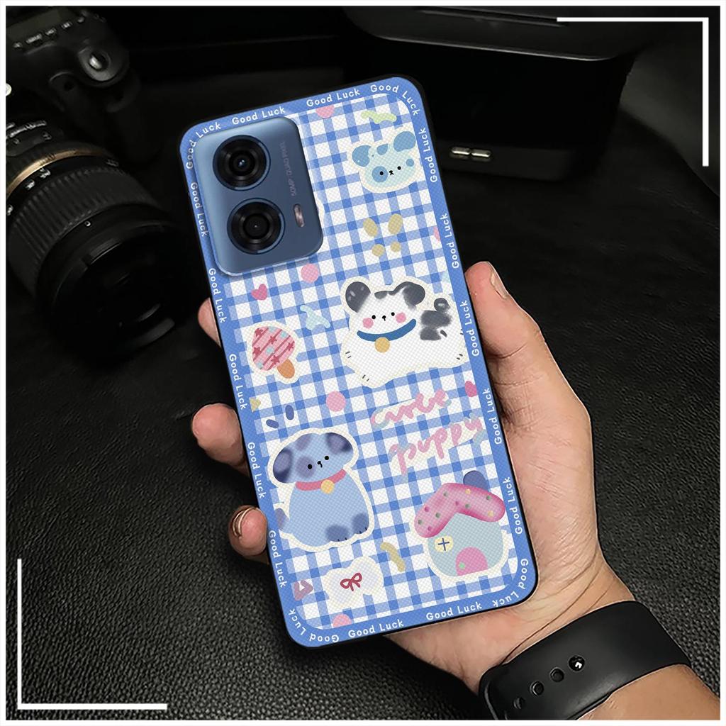 Waterproof Anti-knock Phone Case For MOTO G24 Power Back Cover Phone Pouch Fashion Design Graffiti Dirt-resistant Cute