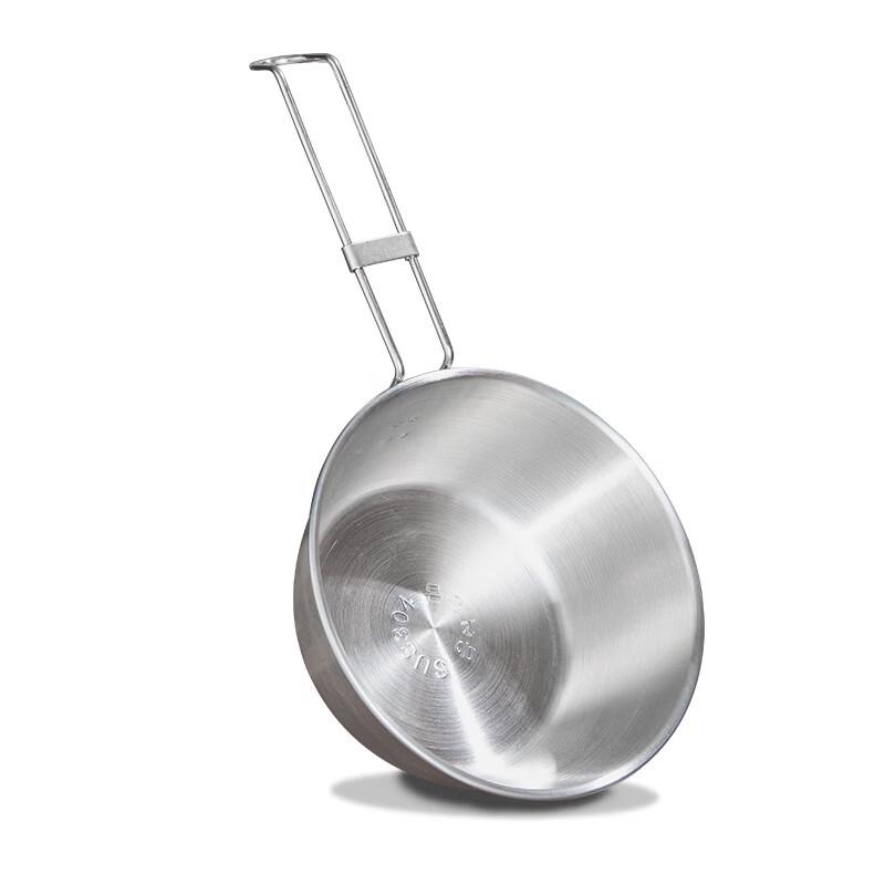 ZISIZ 304 Stainless Steel Outdoor Camping Bowl