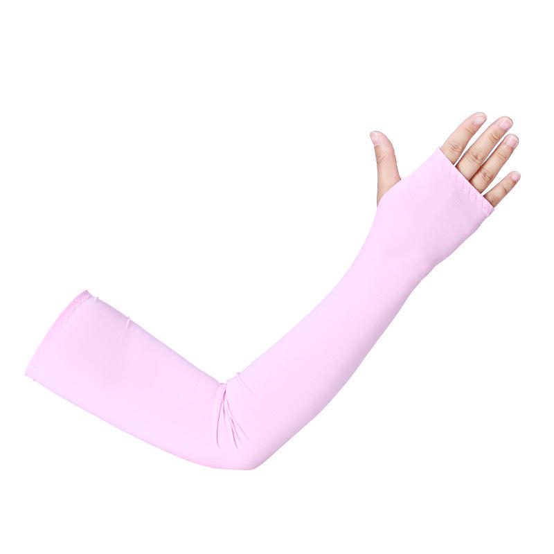 Wholesale Adult's Cooling Arm Sleeves Long Fingerless Gloves Anti-Slip Sun Protection Arm Sleeves