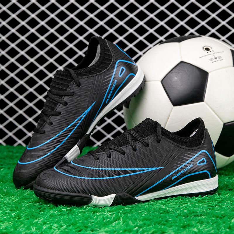 Childrens Soccer Shoes Turf Training Professional Original Society Football Boot Grass  Outdoor Sports Fast Soccer Tennis