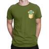 Sgt Frog Keroro Pocket Men Womens T Shirt  Vintage Tee Shirt Short Sleeve O Neck TShirts 100 Cotton Printed Tops