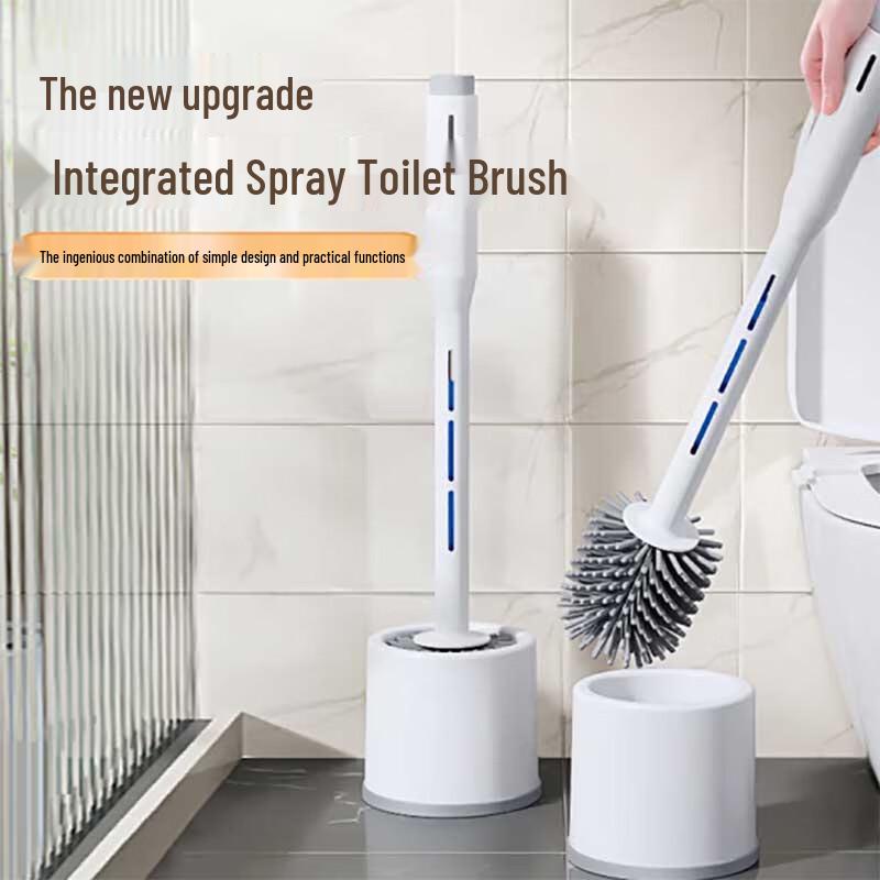 Xile Ning Self-Dispensing Toilet Brush Set