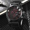 Men's Large Dial Quartz Watch with Date