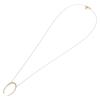 Gabriela Artigas L'APPARTEMENT 14KT Lunula Diamond Necklace Yellow GoldUsed