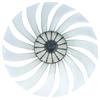 14 Inch Floor Fan Table Fan Blade With Nut Cover Household Silent Fan Blade Plastic Propeller Fan Blade 15 Leaves