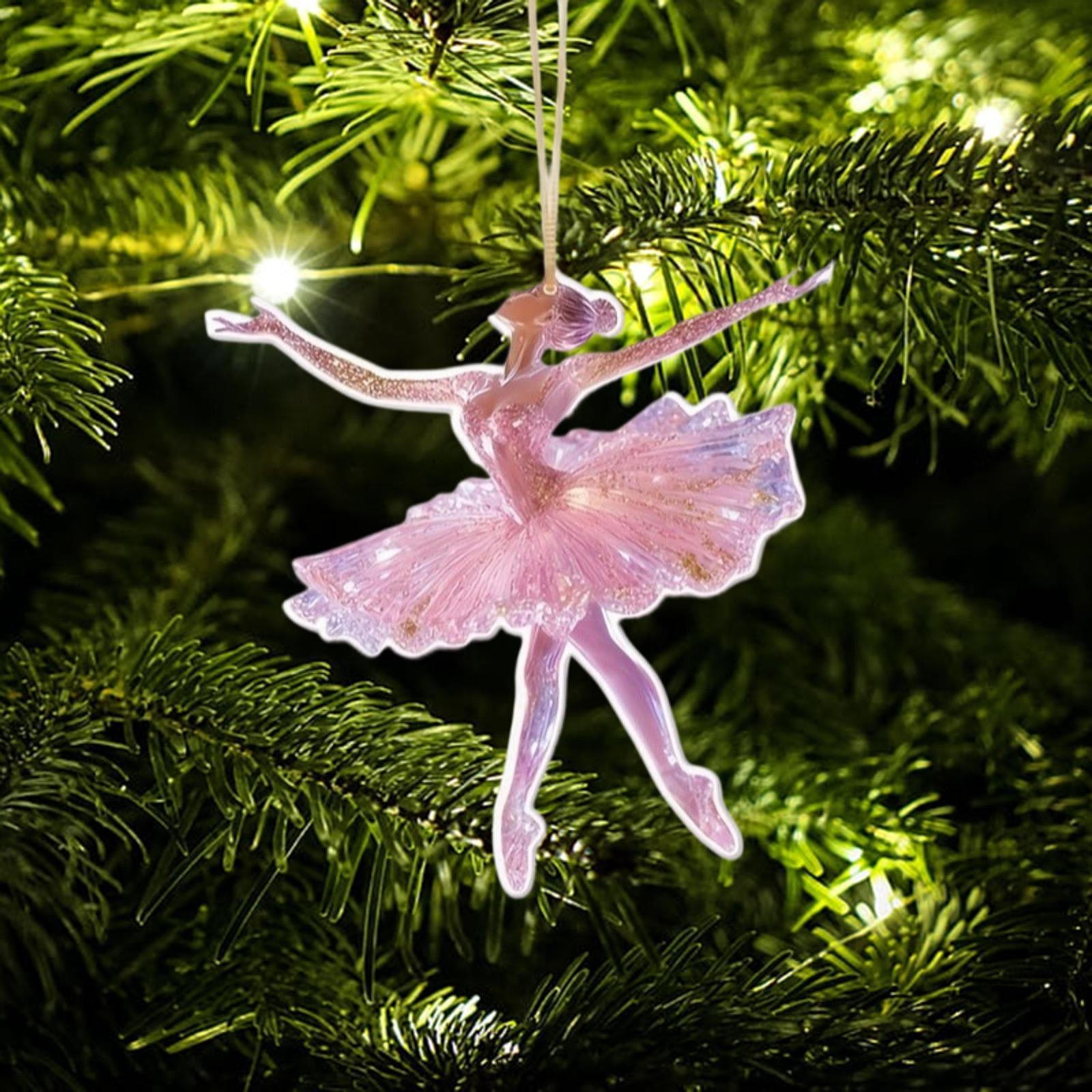 Подвеска-балерина Рождественское украшение на елку 2D Декоративное для вечеринки