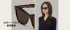 [USED] Unisex Cat Eye Sunglasses, Brown