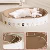 Cat Scratching Board Resting Bed Interactive Toy Mat Cat Scratcher Pad For Indoor Floor Furniture Protection Sleep Enrichment