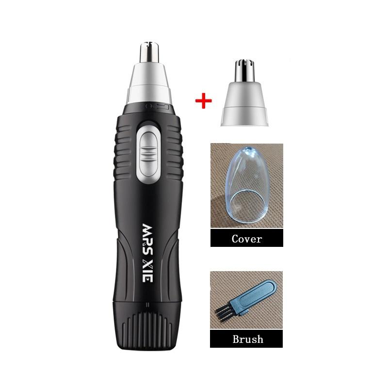 

Модернизированный триммер для волос в ушах, носу, профессиональный безболезненный триммер для бровей и волос на лице для мужчин и женщин, бритва для удаления волос чёрный