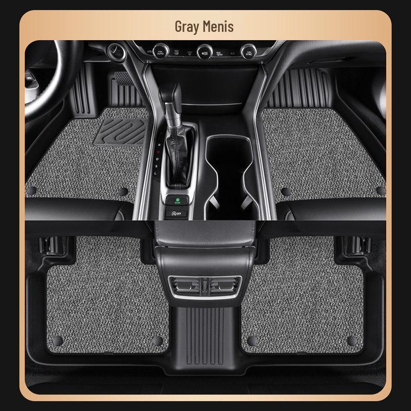 TPE Car Floor Mats for Buick LaCrosse 09-25 Models - Double Layer, Half-Surround, Luxury Starry Sky Design.